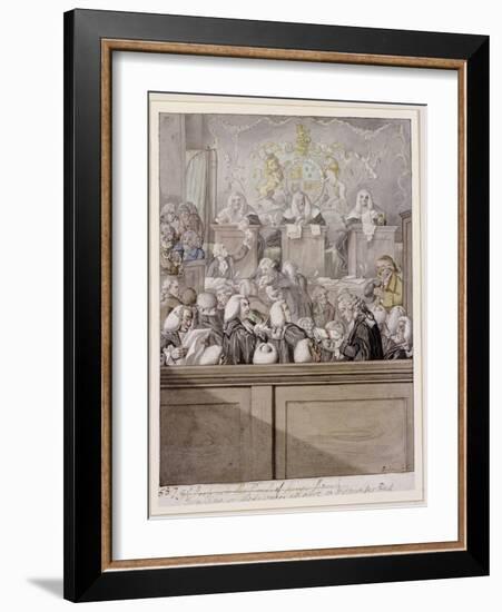 Term Time - or the Lawyers All Alive in Westminster Hall-Robert Dighton-Framed Giclee Print