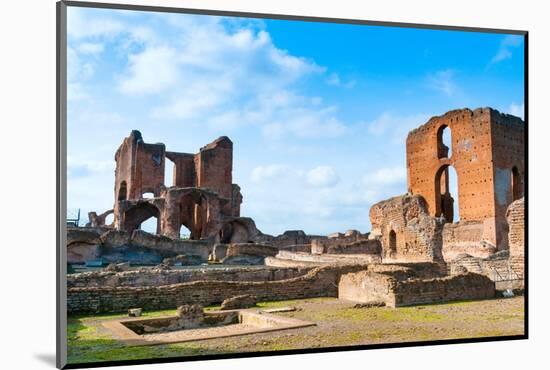 Terme, Baths, Roman Villa of Quintilii, Appian Way, Rome, Latium (Lazio), Italy, Europe-Nico Tondini-Mounted Photographic Print