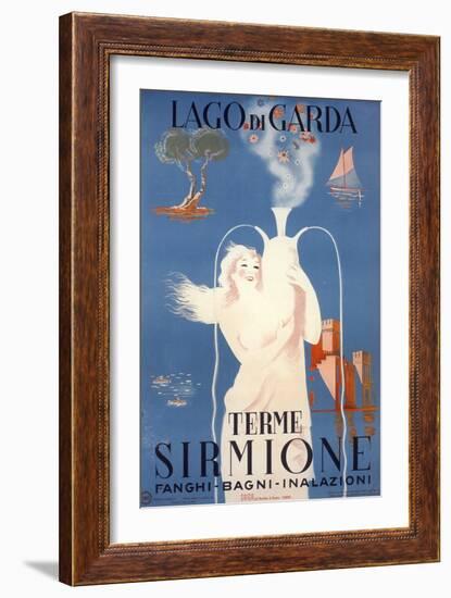Terme Sirmione-null-Framed Giclee Print