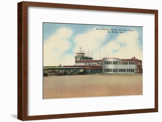 Terminal, Des Moines Airport, Iowa-null-Framed Art Print