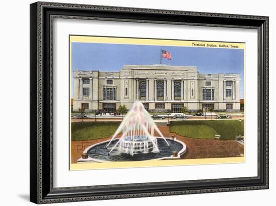 Terminal Station, Dallas, Texas-null-Framed Art Print