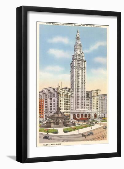 Terminal Tower, Cleveland, Ohio-null-Framed Art Print