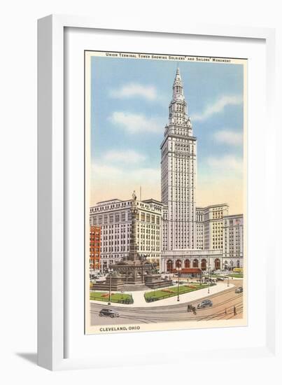 Terminal Tower, Cleveland, Ohio-null-Framed Art Print