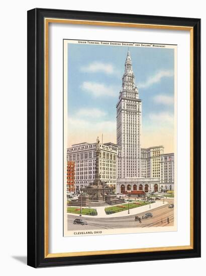 Terminal Tower, Cleveland, Ohio-null-Framed Art Print