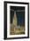 Terminal Tower, Hotel Cleveland, Night-null-Framed Art Print