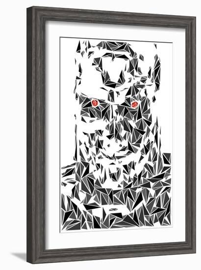 Terminator Robot-Cristian Mielu-Framed Art Print