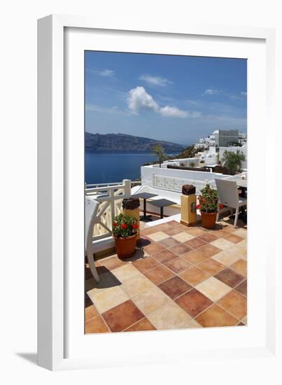 Terra Cotta Deck Caldera-Larry Malvin-Framed Photographic Print