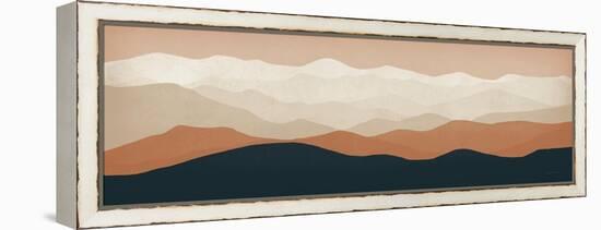 Terra Cotta Sky Mountains-Ryan Fowler-Framed Stretched Canvas