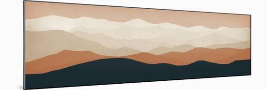 Terra Cotta Sky Mountains-Ryan Fowler-Mounted Art Print