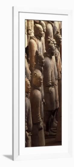 Terra Cotta Warriors at Emperor Qin Shihuangdi's Tomb, China-Keren Su-Framed Photographic Print