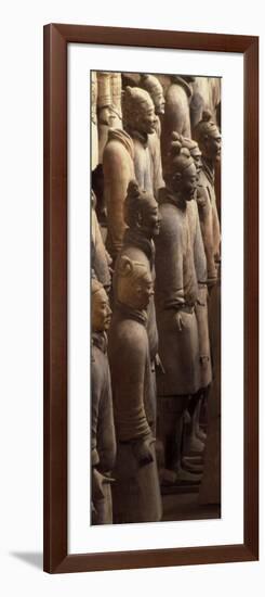 Terra Cotta Warriors at Emperor Qin Shihuangdi's Tomb, China-Keren Su-Framed Photographic Print