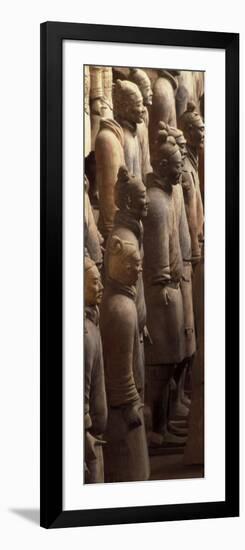 Terra Cotta Warriors at Emperor Qin Shihuangdi's Tomb, China-Keren Su-Framed Photographic Print