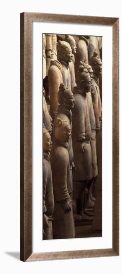 Terra Cotta Warriors at Emperor Qin Shihuangdi's Tomb, China-Keren Su-Framed Photographic Print