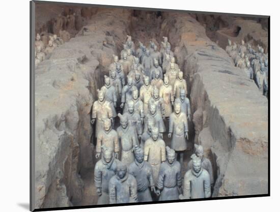 Terra Cotta Warriors, Xian, China-Keren Su-Mounted Photographic Print