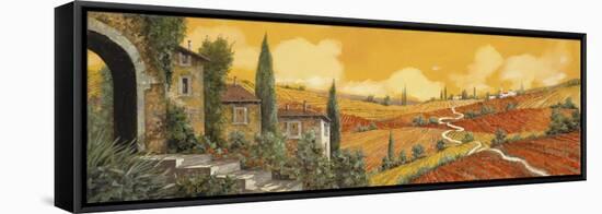 Terra Di Siena-Guido Borelli-Framed Premier Image Canvas