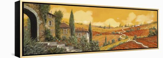 Terra Di Siena-Guido Borelli-Framed Premier Image Canvas