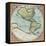 Terra Major I-Gerardus Mercator-Framed Stretched Canvas