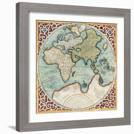 Terra Major II-Gerardus Mercator-Framed Art Print