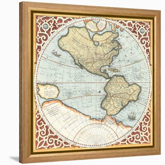 Terra Major Petites A-Gerardus Mercator-Framed Stretched Canvas