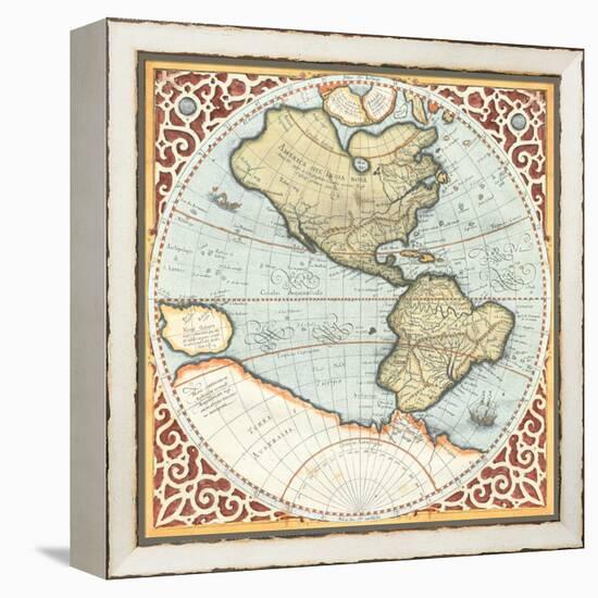 Terra Major Petites A-Gerardus Mercator-Framed Stretched Canvas