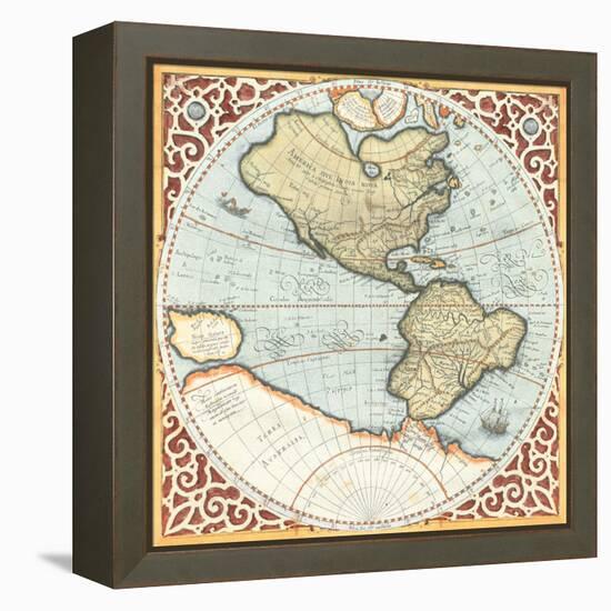 Terra Major Petites A-Gerardus Mercator-Framed Stretched Canvas