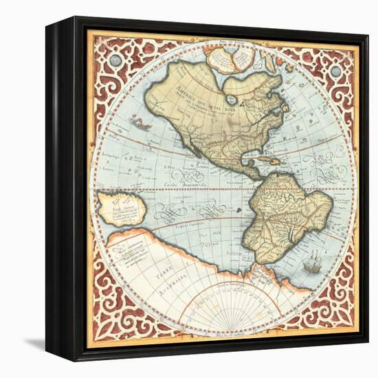 Terra Major Petites A-Gerardus Mercator-Framed Stretched Canvas