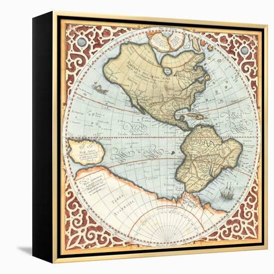 Terra Major Petites A-Gerardus Mercator-Framed Stretched Canvas