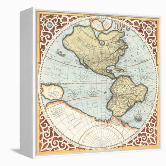 Terra Major Petites A-Gerardus Mercator-Framed Stretched Canvas