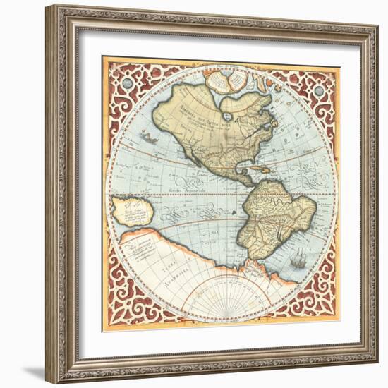 Terra Major Petites A-Gerardus Mercator-Framed Art Print