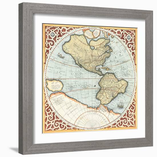 Terra Major Petites A-Gerardus Mercator-Framed Art Print