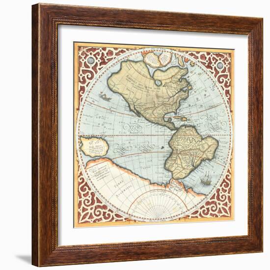 Terra Major Petites A-Gerardus Mercator-Framed Art Print