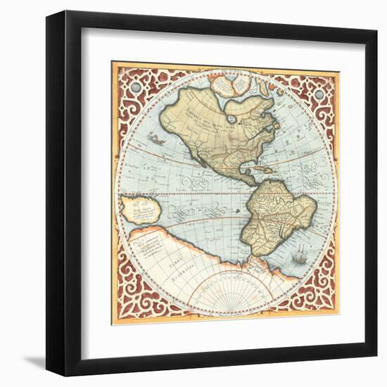 Terra Major Petites A-Gerardus Mercator-Framed Art Print