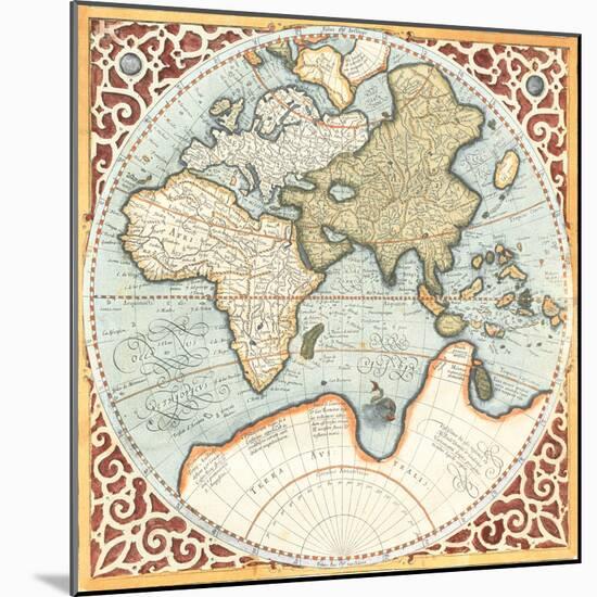 Terra Major Petites B-Gerardus Mercator-Mounted Art Print
