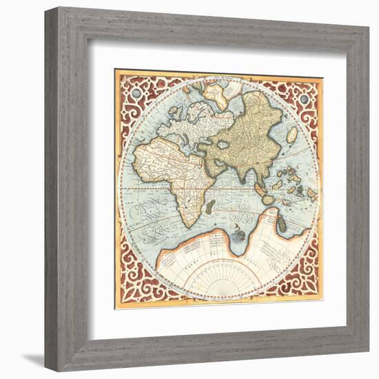 Terra Major Petites B-Gerardus Mercator-Framed Art Print