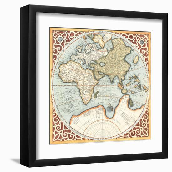 Terra Major Petites B-Gerardus Mercator-Framed Art Print