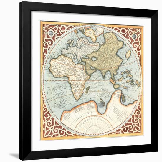 Terra Major Petites B-Gerardus Mercator-Framed Art Print