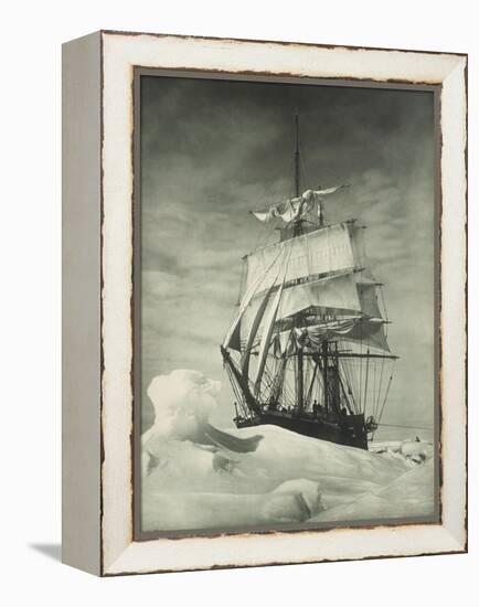 Terra Nova Icebound, British Antarctic Expedition, Circa 1910-Eugene Atget-Framed Premier Image Canvas