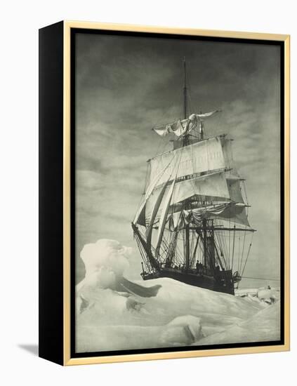 Terra Nova Icebound, British Antarctic Expedition, Circa 1910-Eugene Atget-Framed Premier Image Canvas