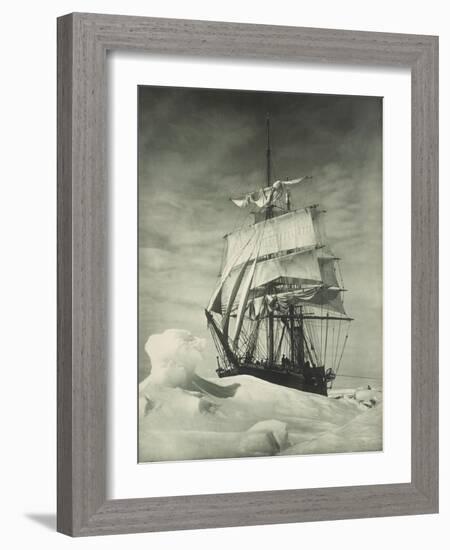 Terra Nova Icebound, British Antarctic Expedition, Circa 1910-Eugene Atget-Framed Giclee Print