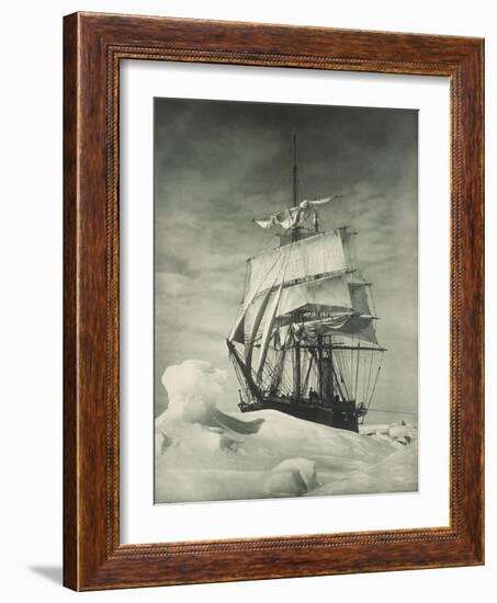 Terra Nova Icebound, British Antarctic Expedition, Circa 1910-Eugene Atget-Framed Giclee Print