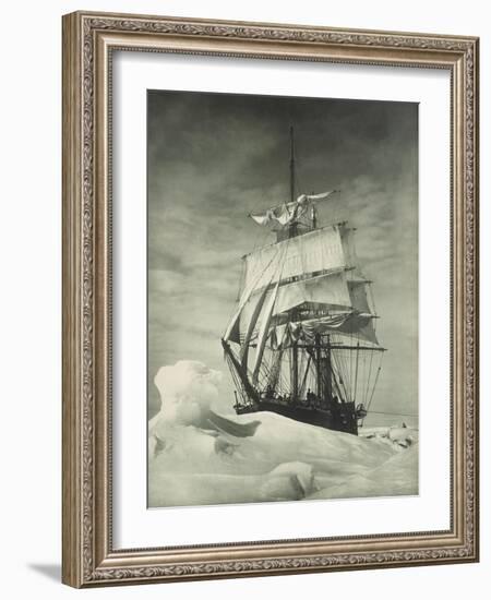 Terra Nova Icebound, British Antarctic Expedition, Circa 1910-Eugene Atget-Framed Giclee Print