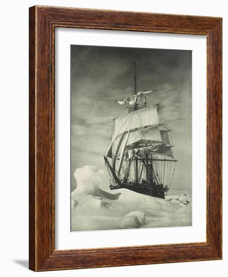 Terra Nova Icebound, British Antarctic Expedition, Circa 1910-Eugene Atget-Framed Giclee Print