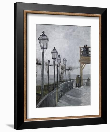 Terrace and Observation Deck at the Moulin-Vincent van Gogh-Framed Giclee Print