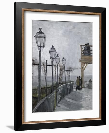 Terrace and Observation Deck at the Moulin-Vincent van Gogh-Framed Giclee Print