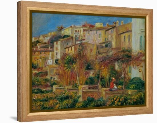 Terrace at Cagnes, 1905-Pierre-Auguste Renoir-Framed Premier Image Canvas