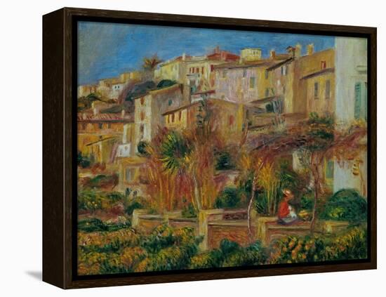 Terrace at Cagnes, 1905-Pierre-Auguste Renoir-Framed Premier Image Canvas