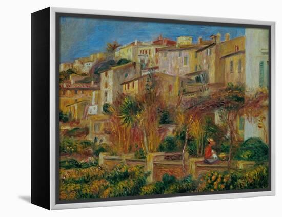 Terrace at Cagnes, 1905-Pierre-Auguste Renoir-Framed Premier Image Canvas