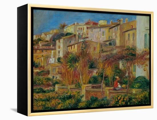 Terrace at Cagnes, 1905-Pierre-Auguste Renoir-Framed Premier Image Canvas
