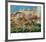 Terrace at Cagnes-Pierre-Auguste Renoir-Framed Art Print