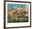 Terrace at Cagnes-Pierre-Auguste Renoir-Framed Art Print